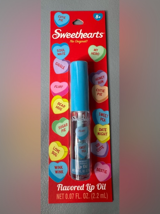 Sweetheart Other - Sweethearts the original blueberry Flavored Lip Oil Valentine’s Day hearts blue